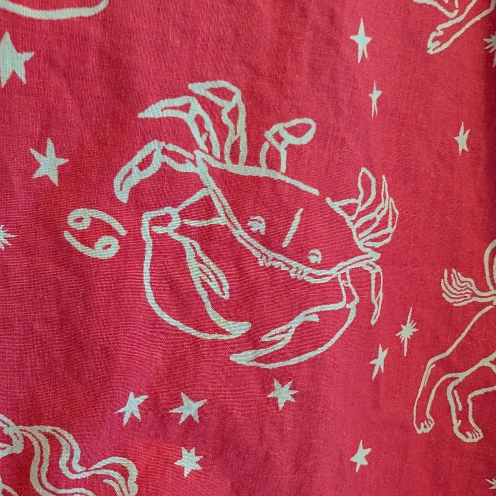 Printfresh Pajamas Daily Horoscope Pink Large HTF Rare 🔥 Top ONLY - Picture 4 of 10